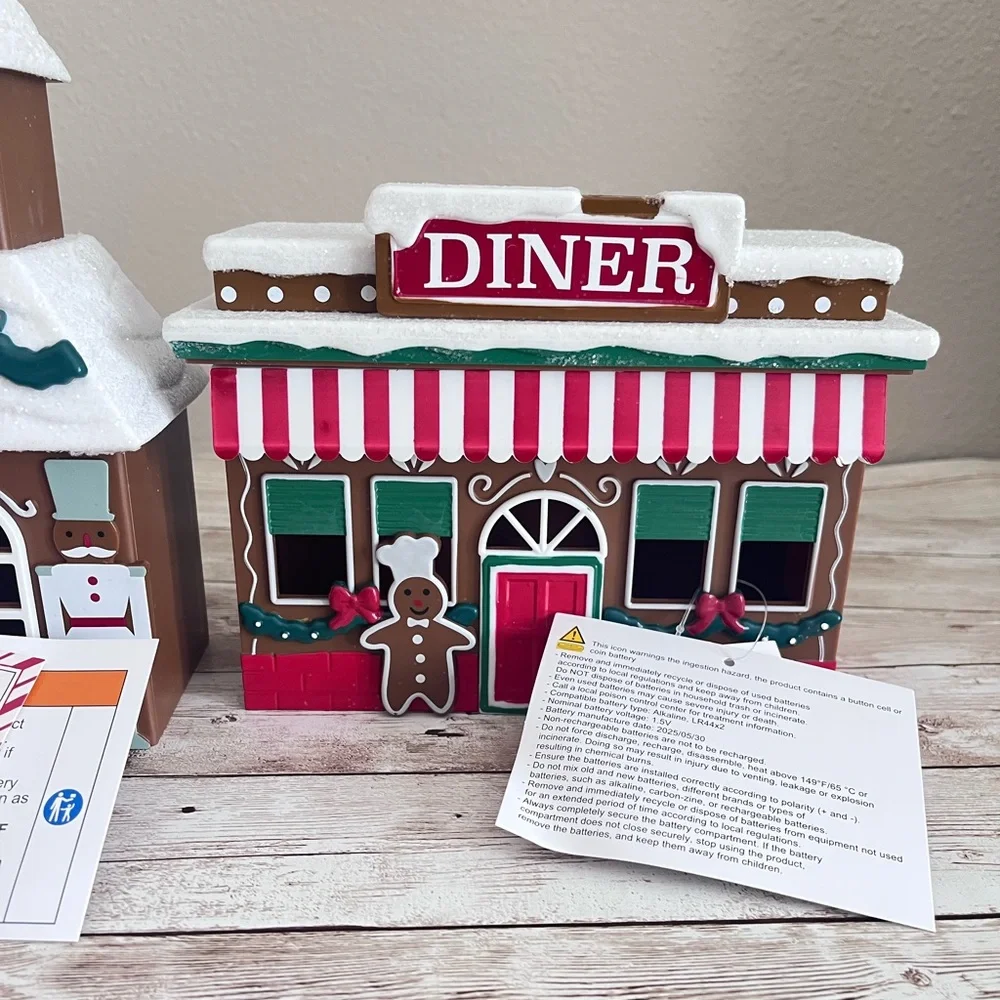 NEW Target Bullseye Playground Light Up Christmas Houses🎀